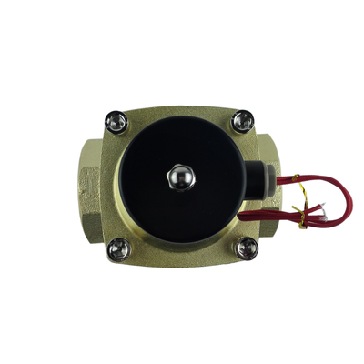 G21⁄2 Ventilateur solénoïde pneumatique à air moyen Corps en laiton Matériau d'étanchéité NBR Fournissant une stabilité et des performances dans l'automatisation industrielle