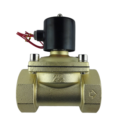 G21⁄2 Ventilateur solénoïde pneumatique à air moyen Corps en laiton Matériau d'étanchéité NBR Fournissant une stabilité et des performances dans l'automatisation industrielle
