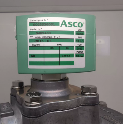 SCG353G050 Installation de plaques et de tubes de 2 pouces, vanne à impulsion antidéflagrante, vanne 24VDC pour le contrôle des systèmes de dépoussiérage pneumatiques industriels