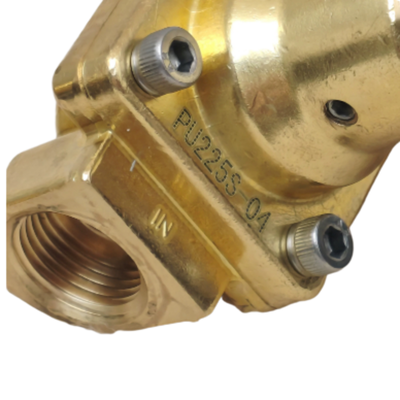 Valve électromagnétique pneumatique à pilote à piston 110VAC 1/2 taille de port Conçue pour fonctionner dans les systèmes de commande pneumatique PU225S-08