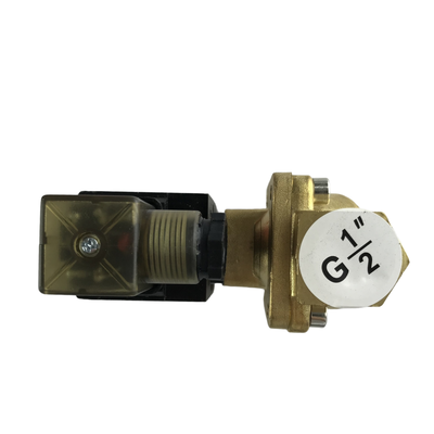 2/2 Ventilateur solénoïde pneumatique normalement fermé avec corps en laiton, taille de port de 3/8" à 2" pour l'opération PU225-04