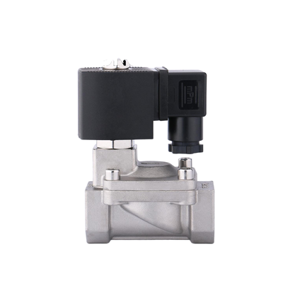 Valve électromagnétique pneumatique normalement fermée 2WS2 huile moyenne adaptée à l'automatisation industrielle et au contrôle pneumatique