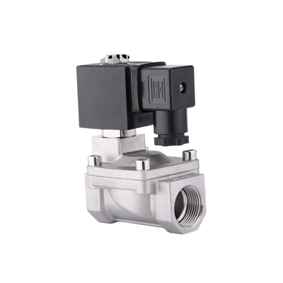Valve électromagnétique pneumatique normalement fermée 2WS2 huile moyenne adaptée à l'automatisation industrielle et au contrôle pneumatique