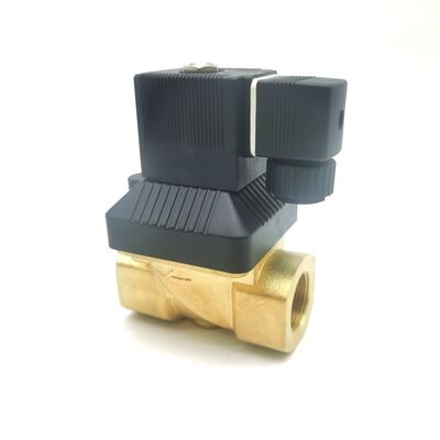 DC24V 8W Burkert 00221630 6213 NC Valve de diaphragme, G3/4 fil interne 20 trou de débit NBR joints, boîtier en laiton pour -10 °C ~ 80 °C 0-10bar système de tuyauterie