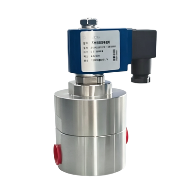 Matériau de joint en PTFE, vanne d'air, taille de port 3/8 H3S15B03, taille d'orifice de 15mm avec corps en acier inoxydable