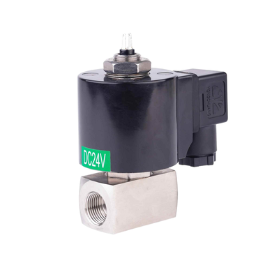 8.16AAS010B Ressort de rappel 2/2 voies NC 1mm taille d'orifice vanne d'air en acier inoxydable 304 taille de port G1/8 G1/4 G3/8