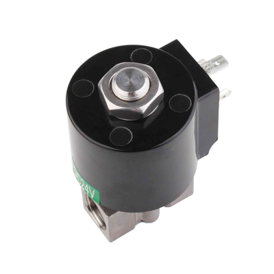 8.7AAS030B Taille de l'orifice de 3 mm Valve solénoïde à 2 voies Port NC Taille 3/8 1/4 3/8 Matériau du corps en acier inoxydable 304