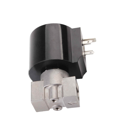 Valve d'air en acier inoxydable 304, 8.7AAS025B, taille du port 3/8 1/4 3/8, matériau du joint en PTFE, taille de l'orifice 2.5mm, tension 24VAC