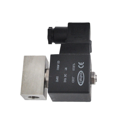 Matériau de la carrosserie en acier inoxydable 304 1/4 3/8 Taille du port 2 mm Taille de l'orifice 2 voies NC SH-020ES Valve d'eau 12VDC