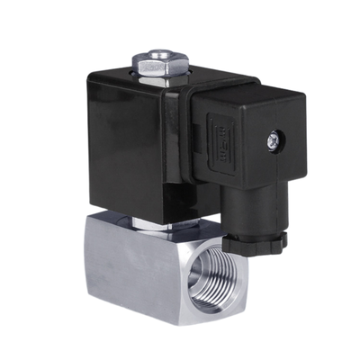 Vanne d'air à 2 voies normalement fermée SH-040ES, taille d'orifice de 4mm, acier inoxydable 304, matériau du corps, 300 Bar, taille de Port 1/4 3/8