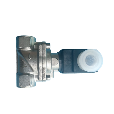 Burkert série 6281 manuel de contournement équipé de 2/2 Way NC Servo diaphragme soupape solénoïde G1/4 G3/8 Port résistant à la chaleur FKM joint en acier inoxydable 10 mm Housing Ouvrage 00323894 00323968 00323971 00323972