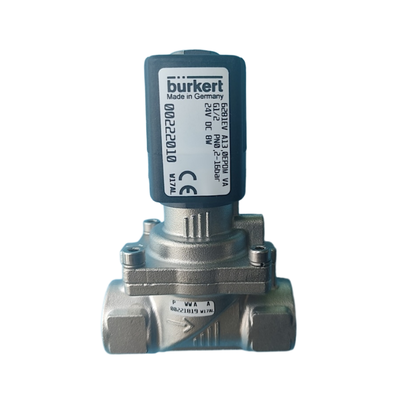 Valve solénoïde de pièces détachées multi-tension pour Burkert 00222010 00222011 00222012 G1/2 fil 2/2 normalement fermé résistant au froid EPDM joints résistant à la rouille corps en acier inoxydable