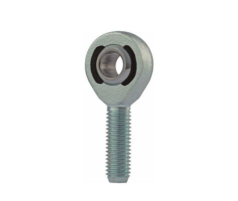 Durbal Maintenance-free PTFE-lined Rod End Bearing with Zinc-plated Steel Housing for Industrial Applications