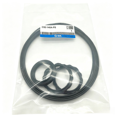 SMC Kit de service de cylindres pneumatiques CS1‐200A‐PS / CS2‐200A‐PS Composants d'étanchéité de taille précise Fixe de la tige et du piston Fuite d'air pour l'entretien des cylindres de tubes en acier