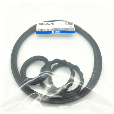 SMC Kit de service de cylindres pneumatiques CS1‐200A‐PS / CS2‐200A‐PS Composants d'étanchéité de taille précise Fixe de la tige et du piston Fuite d'air pour l'entretien des cylindres de tubes en acier