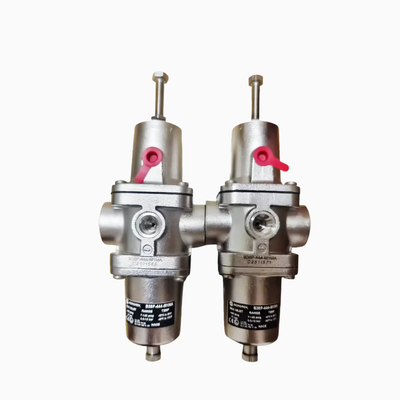 NORGREN B38P‐244‐B1MA B38P‐344‐B1MA Régulateur de filtres en acier inoxydable PTF filtrage manuel d'écoulement 5μm‐25μm Élément conforme à la NACE pour le système de préparation d'air comprimé corrossif en mer