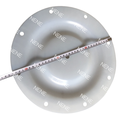 Diaphragme QBY-15 Diamètre extérieur 140MM 6 trous Blanc F46 Membrane résistante à l'usure pour pompe à diaphragme pneumatique