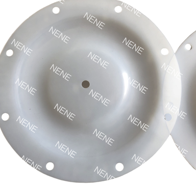 Diaphragme QBY-15 Diamètre extérieur 140MM 6 trous Blanc F46 Membrane résistante à l'usure pour pompe à diaphragme pneumatique