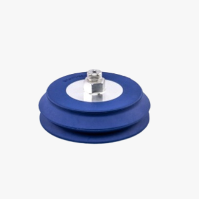 FESTO VASB100 Bellows Vacuum Suction Cup 100Mm White Import Silicone Black NBR Blue NBR G1/4 Thread 1.5 Convolutions Height Compensation For Heavy Load Curved Workpiece Gripper