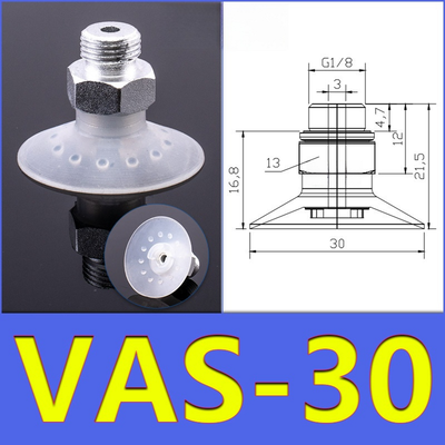 FESTO VAS30 Pad pneumatique d'aspiration de 30 mm de diamètre polycolore en caoutchouc nitrile de silicone résistant à l'usure pour le transfert de matériel de robot