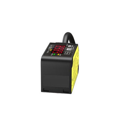 Capteur de déplacement laser HG-C1400, distance de référence 400 mm, plage de mesure ±200 mm, répétabilité 800 µm, IP67, 12-24 V CC, sortie analogique NPN PNP 0-5 V 4-20 mA