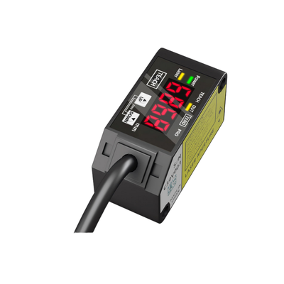 Capteur de déplacement laser HG-C1100, distance centrale 100 mm, plage de mesure ±35 mm, répétabilité 70 µm, IP67, 12-24 V CC, sortie NPN PNP, signal analogique 0-5 V 4-20 mA