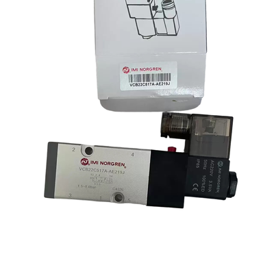 Vanne solénoïde montée NAMUR IMI NORGREN VCB22C517A-AE219J G1/4 AC220V 5/2 vanne directionnelle pneumatique simple pour actionneur