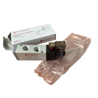 3350 L/min à débit élevé NORGREN VCB22D517A-AD213L soupape solénoïde G1/2 24VDC 5/2 Retour de ressort soupape à bobine pneumatique corps en aluminium IP65