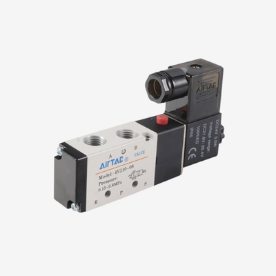 Bobine de solénoïde Airtac AC220V DC24V Bobine de remplacement séparée pour vanne solénoïde pneumatique série 4V Isolation classe F Connecteur Din Tolérance de tension large