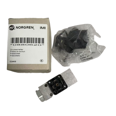 1/4'NPT Thread 1 to 30bar Pressure Switch NORGREN 0880620 Diaphragm Pressure Monitor for Industrial Fluid