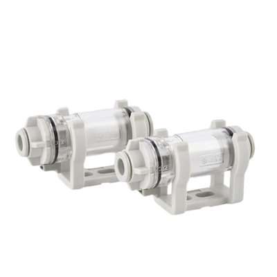 SMC ZFC100‑04B ZFC Series In‑Line Air Suction Filter 10μm Filtration For 4MM Tubing Anti‑Rotation Lock Bracket Mount Prevent Contaminant Damage To Vacuum Ejector Pneumatic Circuit