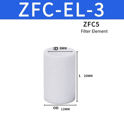 SMC ZFC‑EL‑3 ZFC Series Authentic Filter Cartridge High Dirt Retention Capacity Intercept Fine Dust Particles For Robotic Pick And Place Automation Pneumatic Vacuum Pipeline
