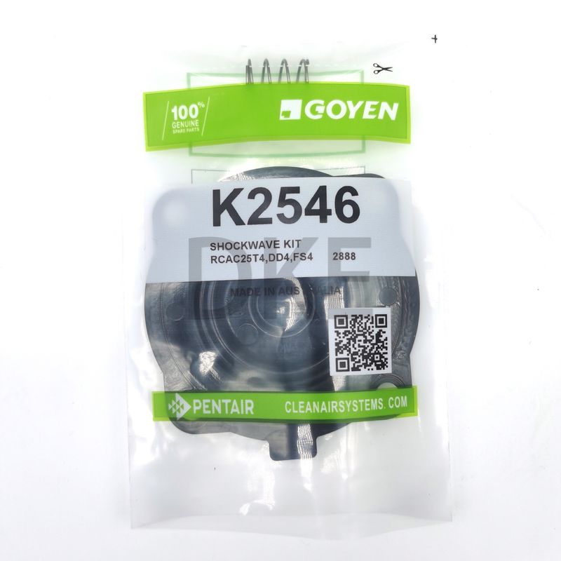 Goyen RCAC25 Kit de diaphragme de type K2546 série T4, DD4, FS4 Matériau nitrile