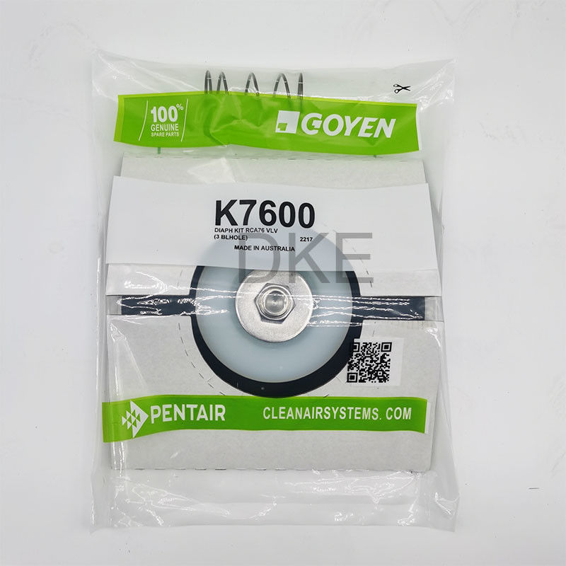 Kit de réparation de diaphragme de type Goyen K7600 CA76 / RCA76 Taille 3 " MM série T Buna / Nylon
