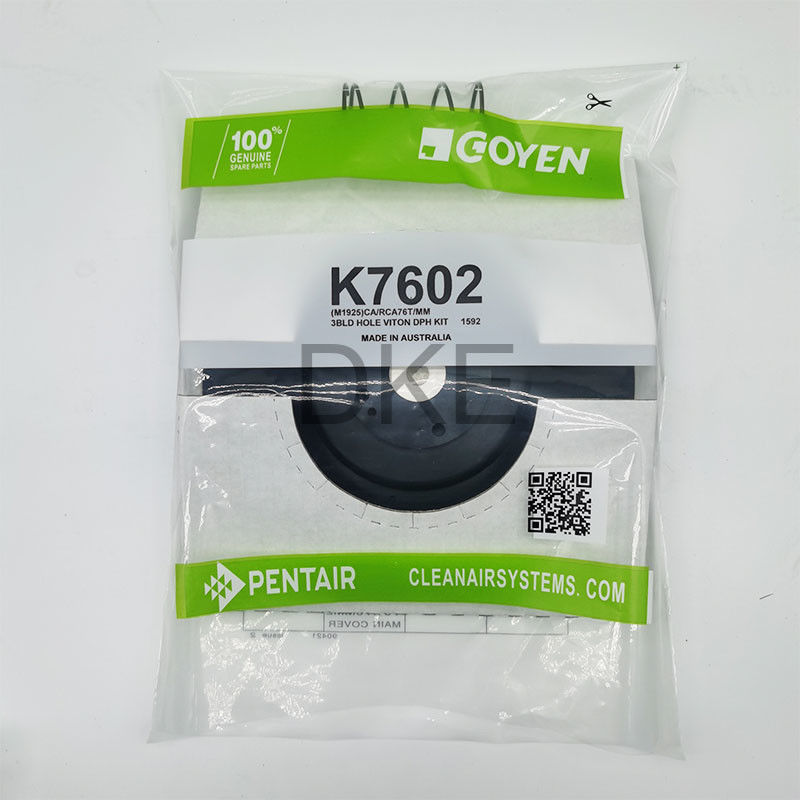 Réglageur de poussière Goyen série T FKM /  Pulse Valve Diaphragme K7602 Taille 3 " CA76/RCA76,MM