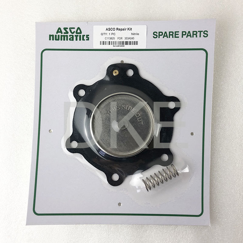 Les équipements de membrane de diaphragme ASCO C113825 pour une soupape à impulsion à pilote à distance de 1,5 pouce G353A045