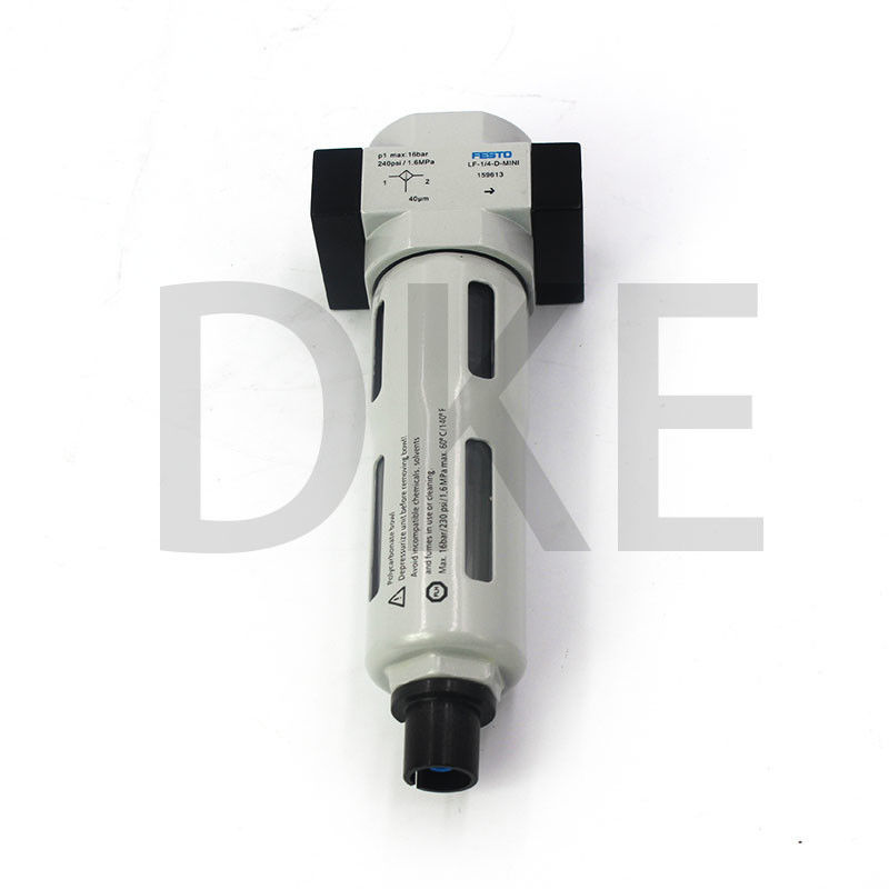 Filtre en alliage de zinc Festo de 40 μm LF-3/8-D-MINI-A,0.5 à 12 bar