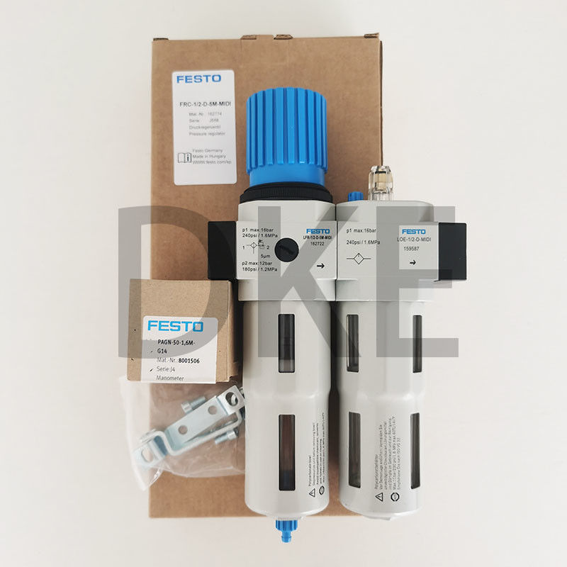 Régulateur de filtre à air Festo Frc-D-5m-Midi-A 5 μM automatique