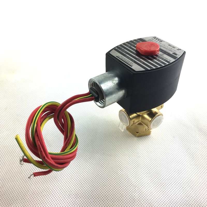 ASCO SCB320B174.230/50 NPT1/4 3/2 Corps universel en laiton NBR Série 320 Soupapes électromagnétiques en ligne à action direct