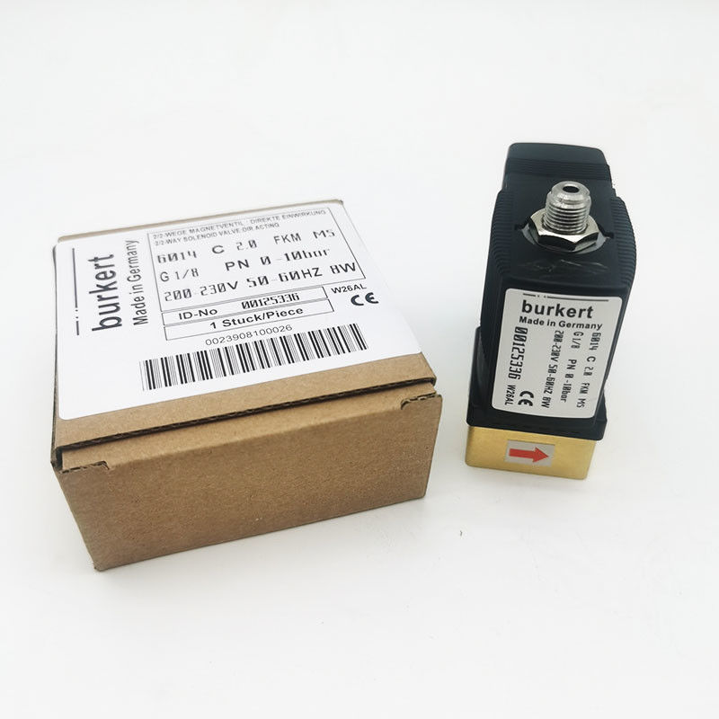Burkert 6014 C D T 00125332 FKM MS 00125336 soupape solénoïde normalement fermée