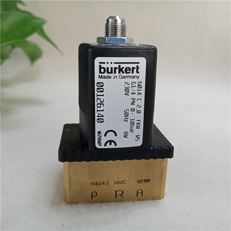 Ventilateur électromagnétique Burkert 6014C 2.0 FKM G1/4 PN 0-10bar 230V 00126140