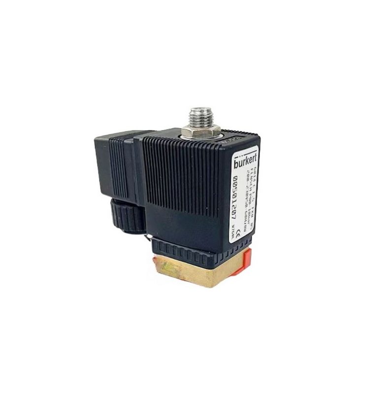 00308507 G1 2/2 Normalement fermé 25 Flow Hole FKM Corps de soupape en laiton AC24V 8W1-40bar Soupape solénoïde Burkert