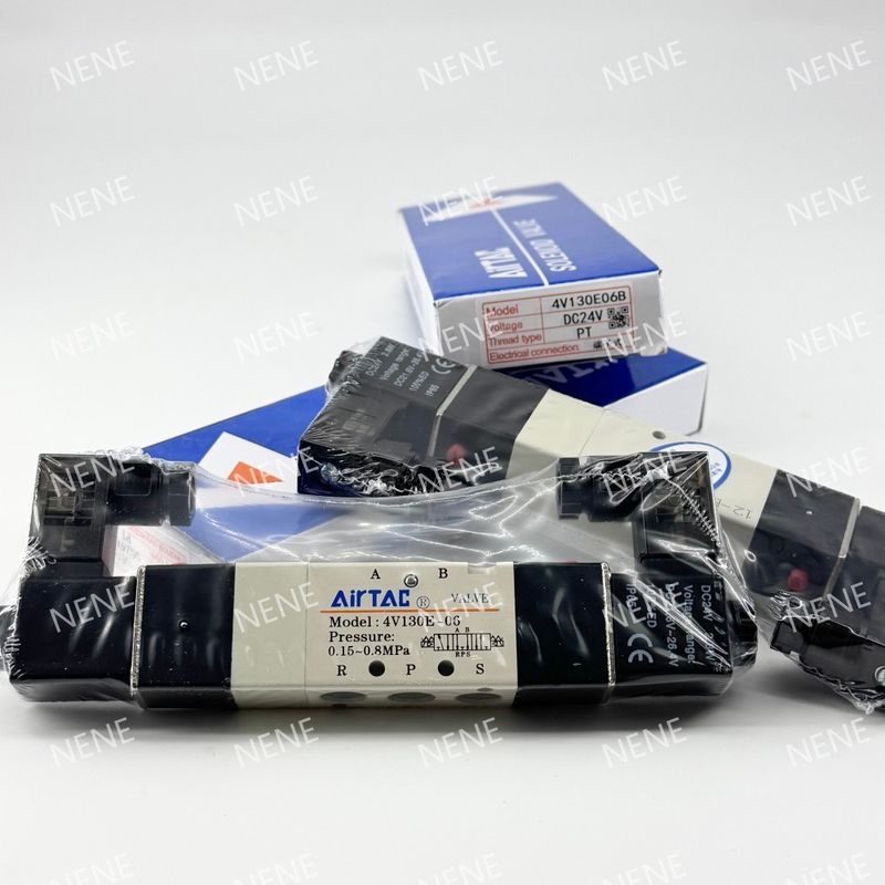 AIRTAC 4V230C-06 Matériau du corps en alliage d'aluminium Vente électromagnétique 24VDC 220V Pour les applications à haute pression