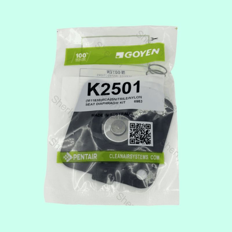 K2500 K2501 1 '' Kit de réparation de diaphragme en caoutchouc nitrile pour électrovanne à impulsion Goyen CA25T CA25DD