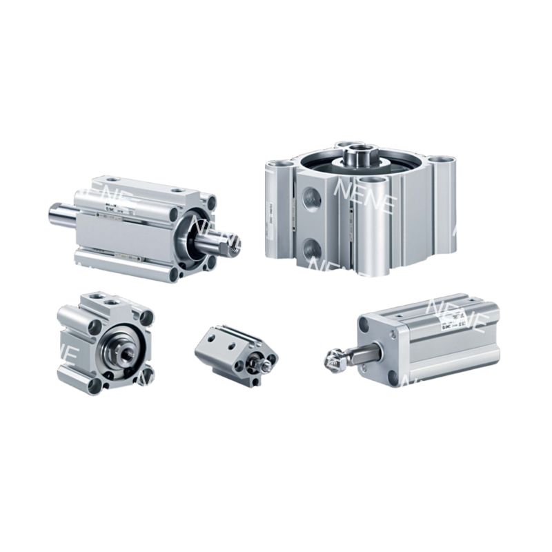 CQ2A12-10DM Cylindre SMC compact à double effet et tige simple, 12 cylindres, diamètre 10, course