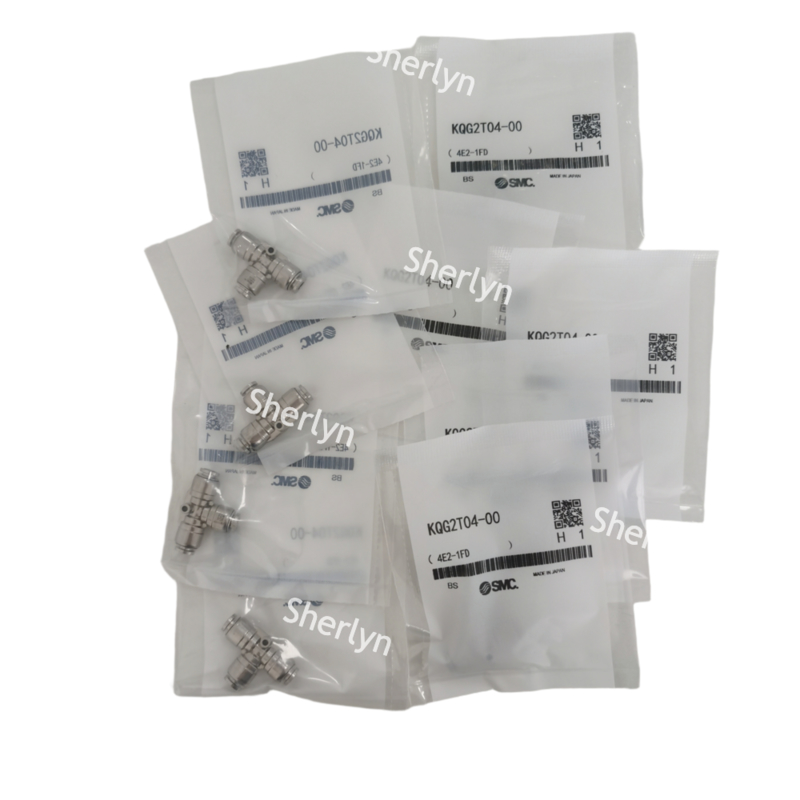 Raccord SMC en acier inoxydable KQG2T04-01S, tube de 4MM, 4E2-2FD/KQ2AA34