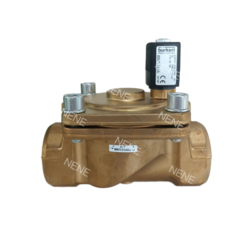 Électrovanne Burkert 00221851 6281 G3/4 2/2 Normalement Fermée 20.0 Trou d'écoulement Joint NBR Corps de vanne en laiton AC24V 8W