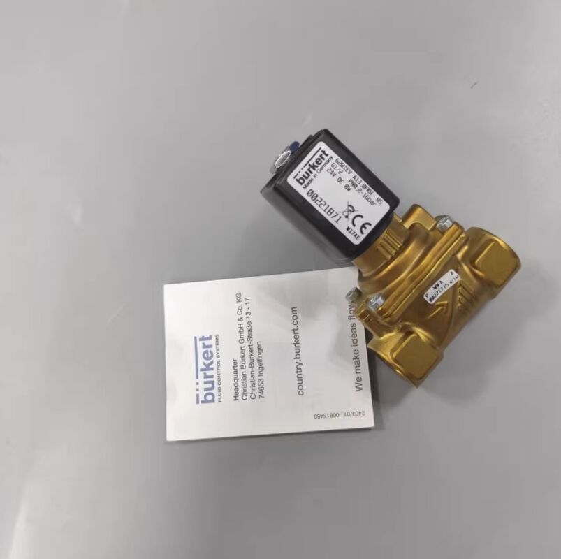 00221871 00221872 00221873 BURKERT G1/2 6281EV A 2/2 Normalement Fermée 13.0 Trou d'écoulement Corps de vanne en laiton étanchéité FKM