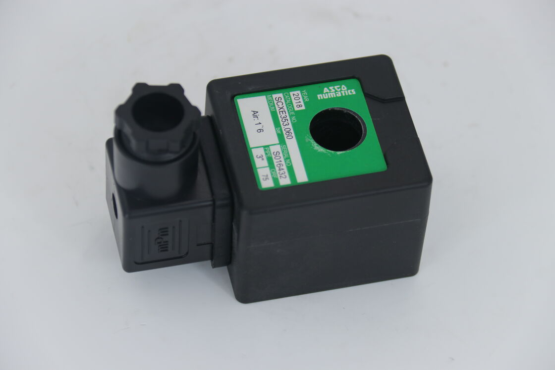 Bobine de vanne à impulsion IP65 avec boîtier moulé, connexion à cosses ASCO DC24V 400325-142
