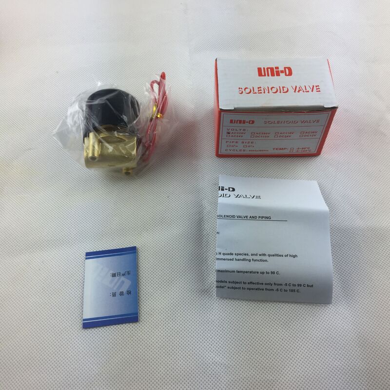Ventilateur solénoïde à diaphragme pilote en laiton moulé à l'aide d'une bobine spéciale de fil de cuivre H conçue pour le contrôle des fluides